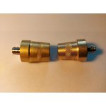 Adapter - Przejściówka śruba - klema do akumulatora, rozmiar M6 mosiężna