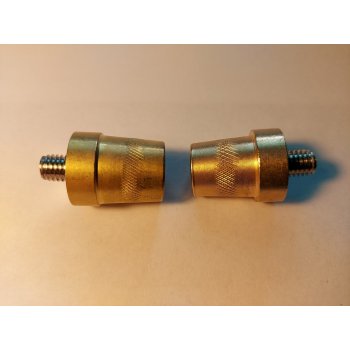 Adapter - Przejściówka śruba - klema do akumulatora, rozmiar M6 mosiężna