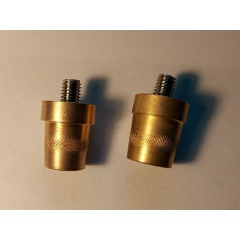 Adapter - Przejściówka śruba - klema do akumulatora, rozmiar M6 mosiężna