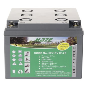 akumulator żelowy HAZE HZY EV 12V 26Ah