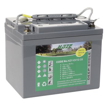 akumulator żelowy HAZE 12V 33Ah 35AH