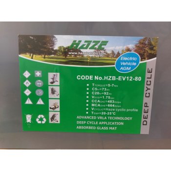 HAZE HZB 12-80  12V 92Ah