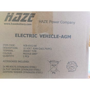 HAZE HZB EV 12V 92Ah