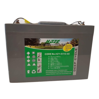 akumulator żelowy HAZE HZY EV 12-60 75AH